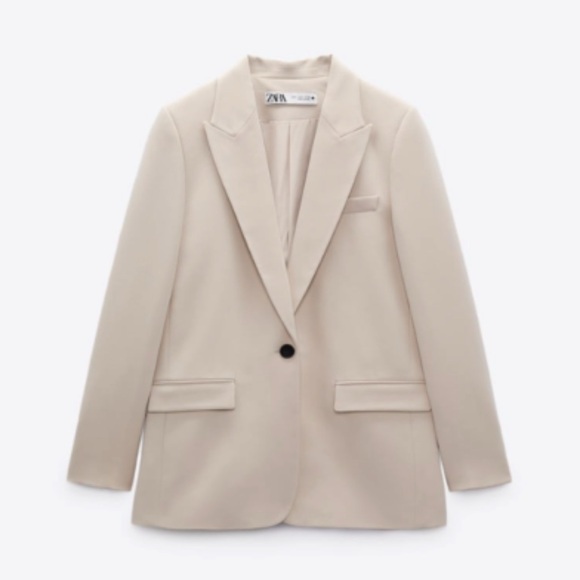 Zara Jackets & Blazers - Zara Women's Beige Blazer